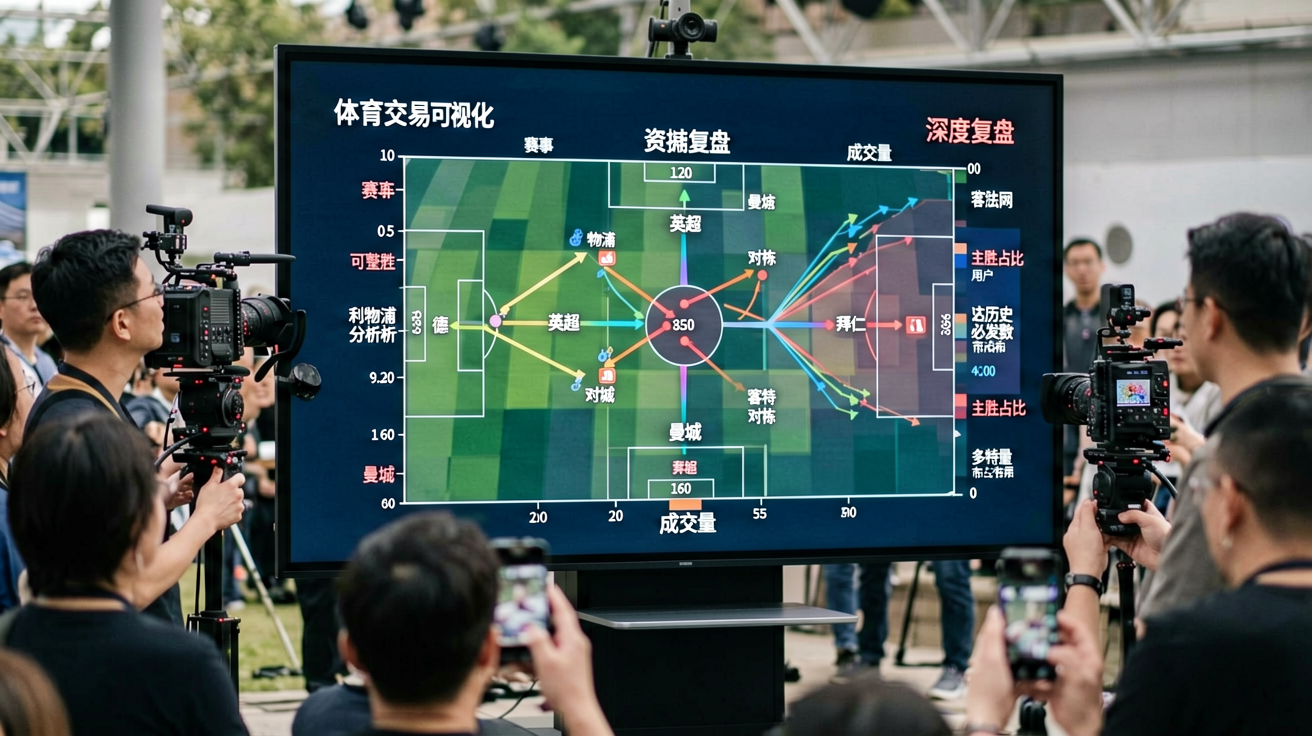 体育交易数据可视化图表，展示资金流向与市场热度